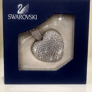Swarovski Sparkling Silver Heart Necklace